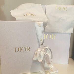 Dior Luxurious White and Gold Set